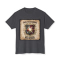T-Shirt — 'Sou Guerreiro, Sou Amante, Sou Inteiro' Vintage Shield Graphic