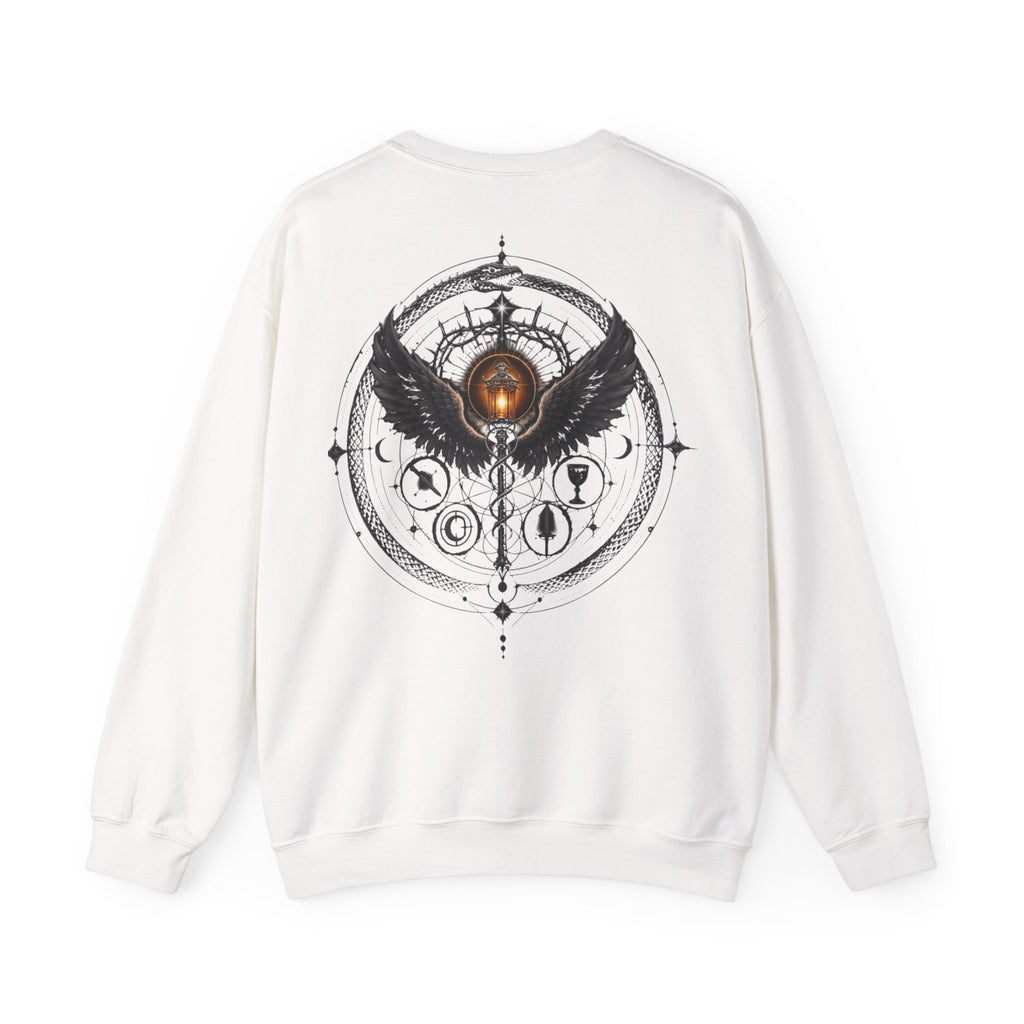 Crewneck Sweatshirt — "Escolheste, Agora Reclama à Vontade" Cozy Reading Lounge Pullover
