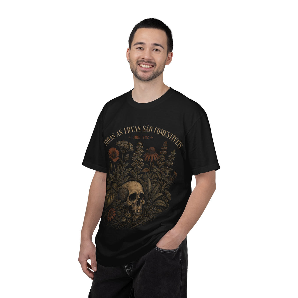 Herbal Skull & Alchemy Graphic T‑Shirt
