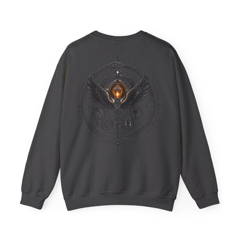 Crewneck Sweatshirt — "Escolheste, Agora Reclama à Vontade" Cozy Reading Lounge Pullover
