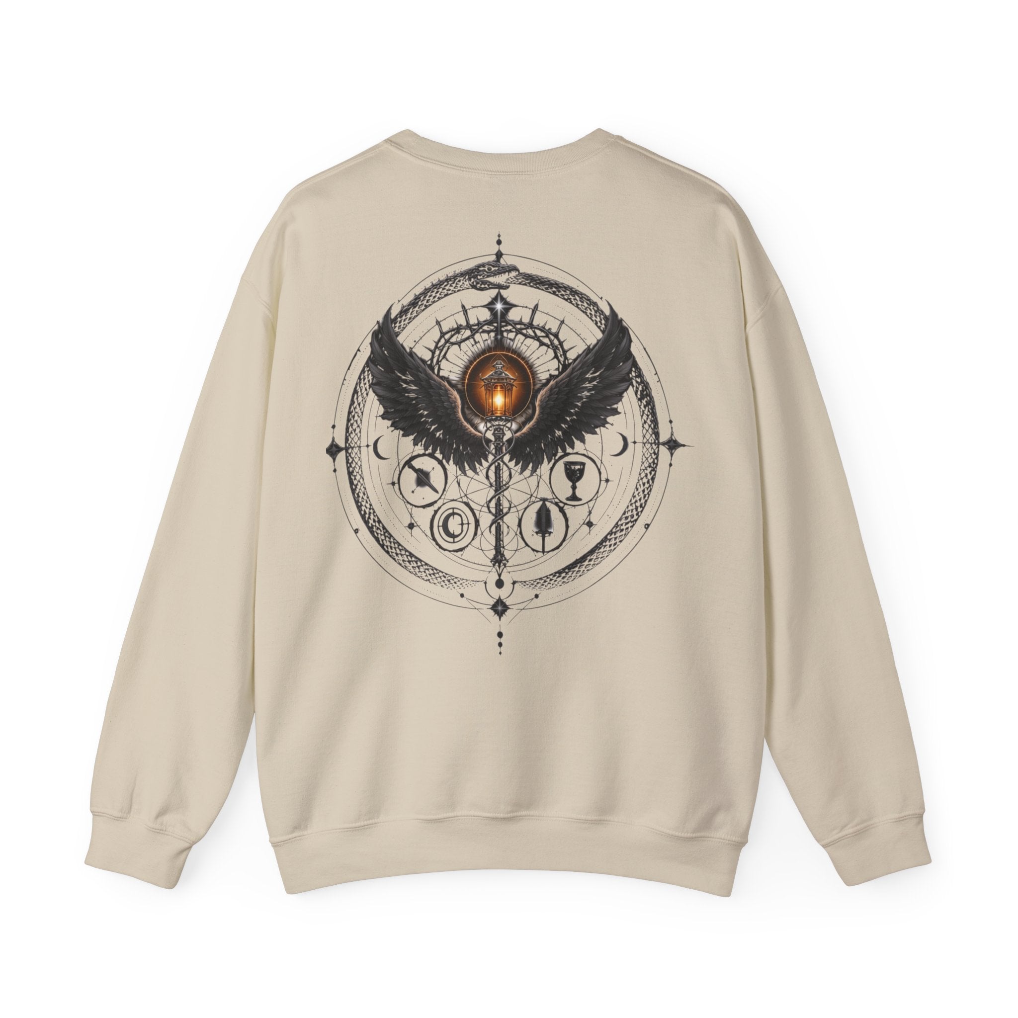 Crewneck Sweatshirt — "Escolheste, Agora Reclama à Vontade" Cozy Reading Lounge Pullover