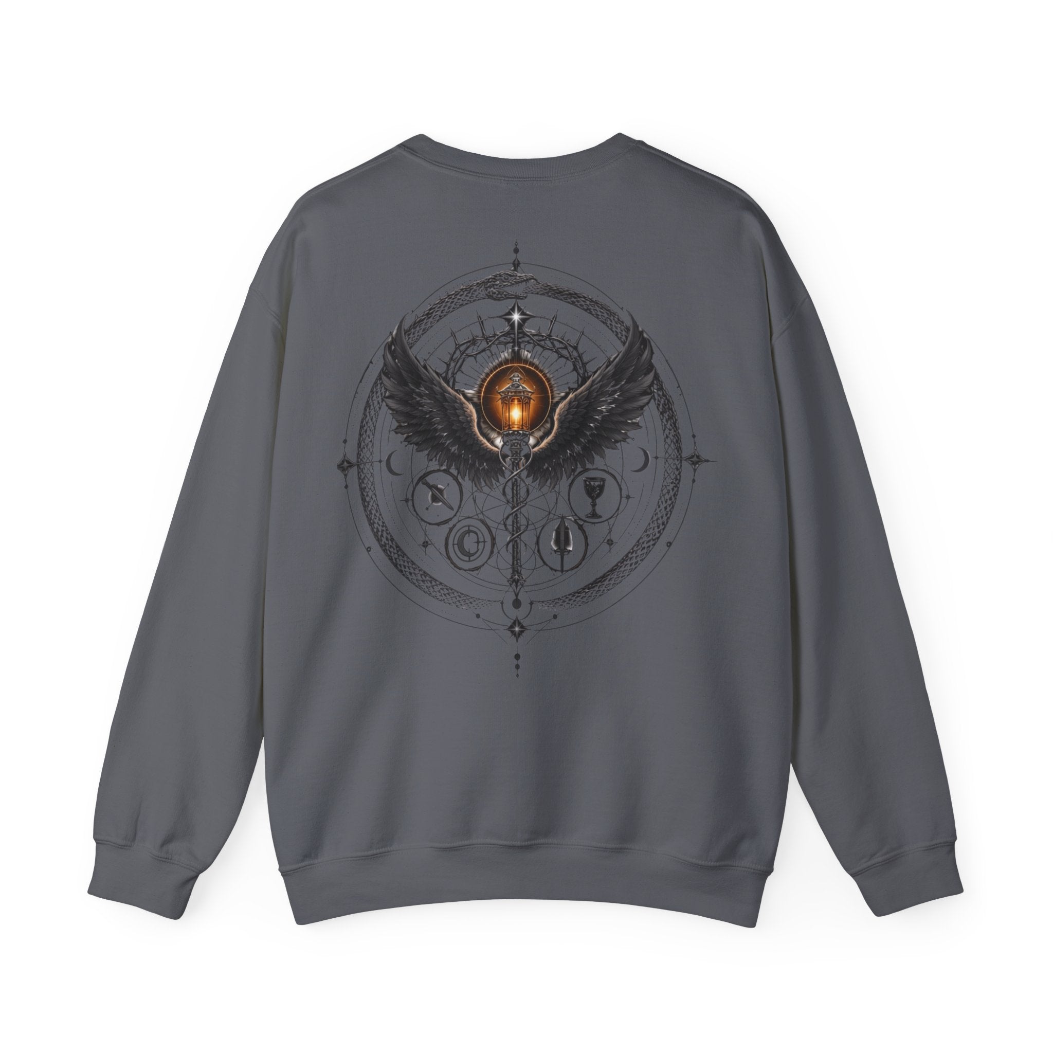Crewneck Sweatshirt — "Escolheste, Agora Reclama à Vontade" Cozy Reading Lounge Pullover