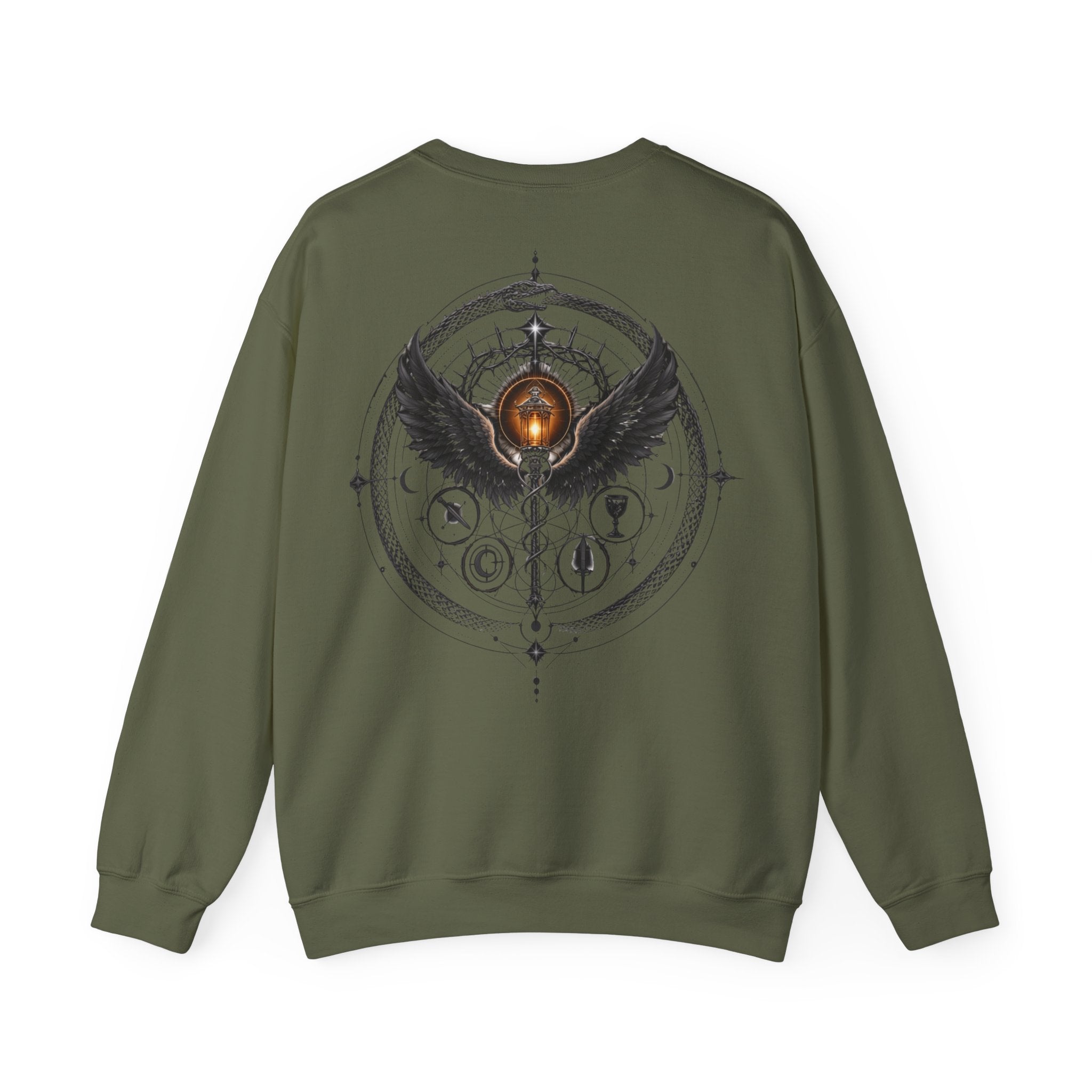 Crewneck Sweatshirt — "Escolheste, Agora Reclama à Vontade" Cozy Reading Lounge Pullover