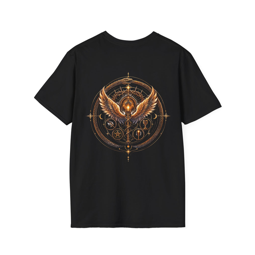 A Minha Calma T-Shirt — Portuguese 'My Calm Gives Me Extra Hours' Boho Celestial Tee