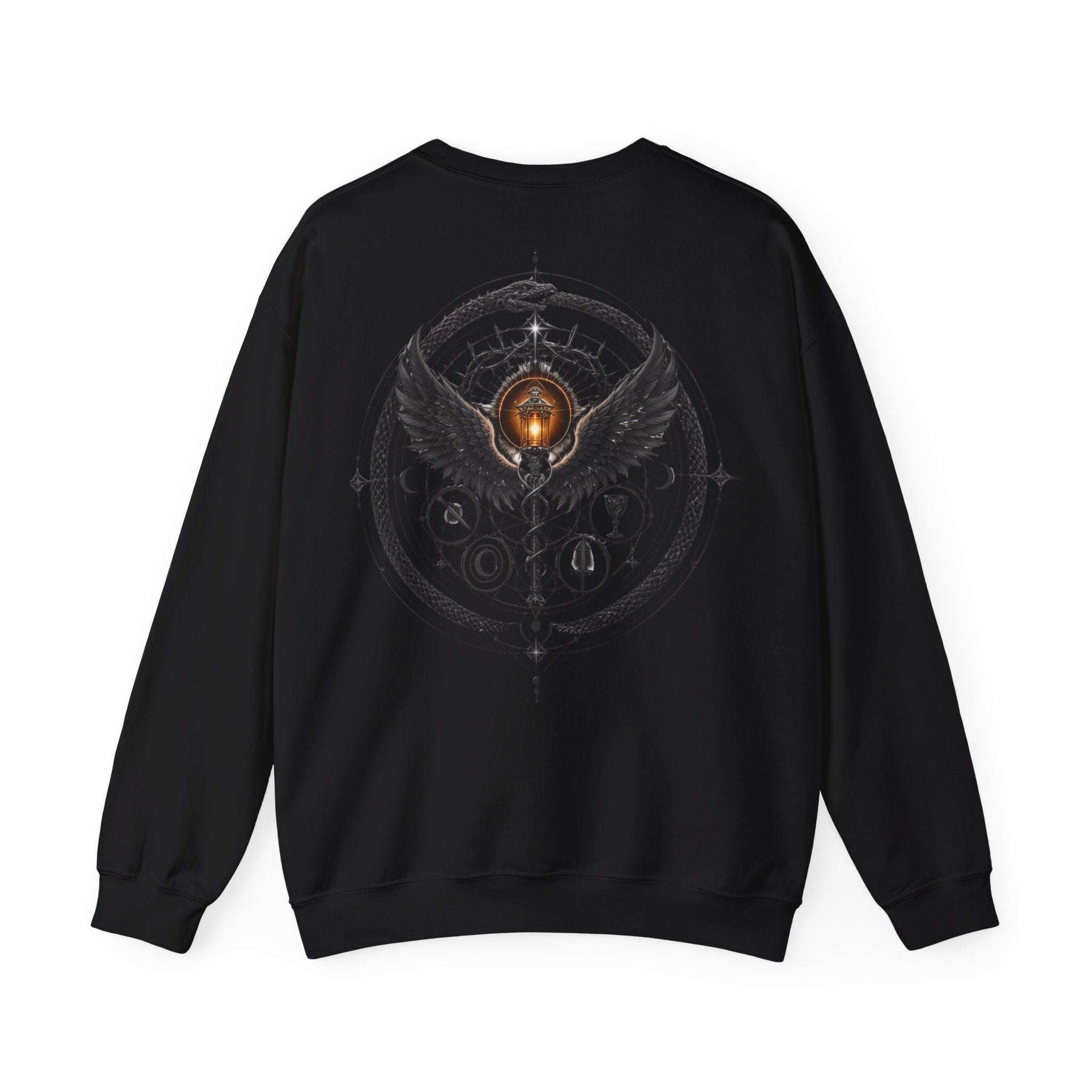 Crewneck Sweatshirt — "Escolheste, Agora Reclama à Vontade" Cozy Reading Lounge Pullover