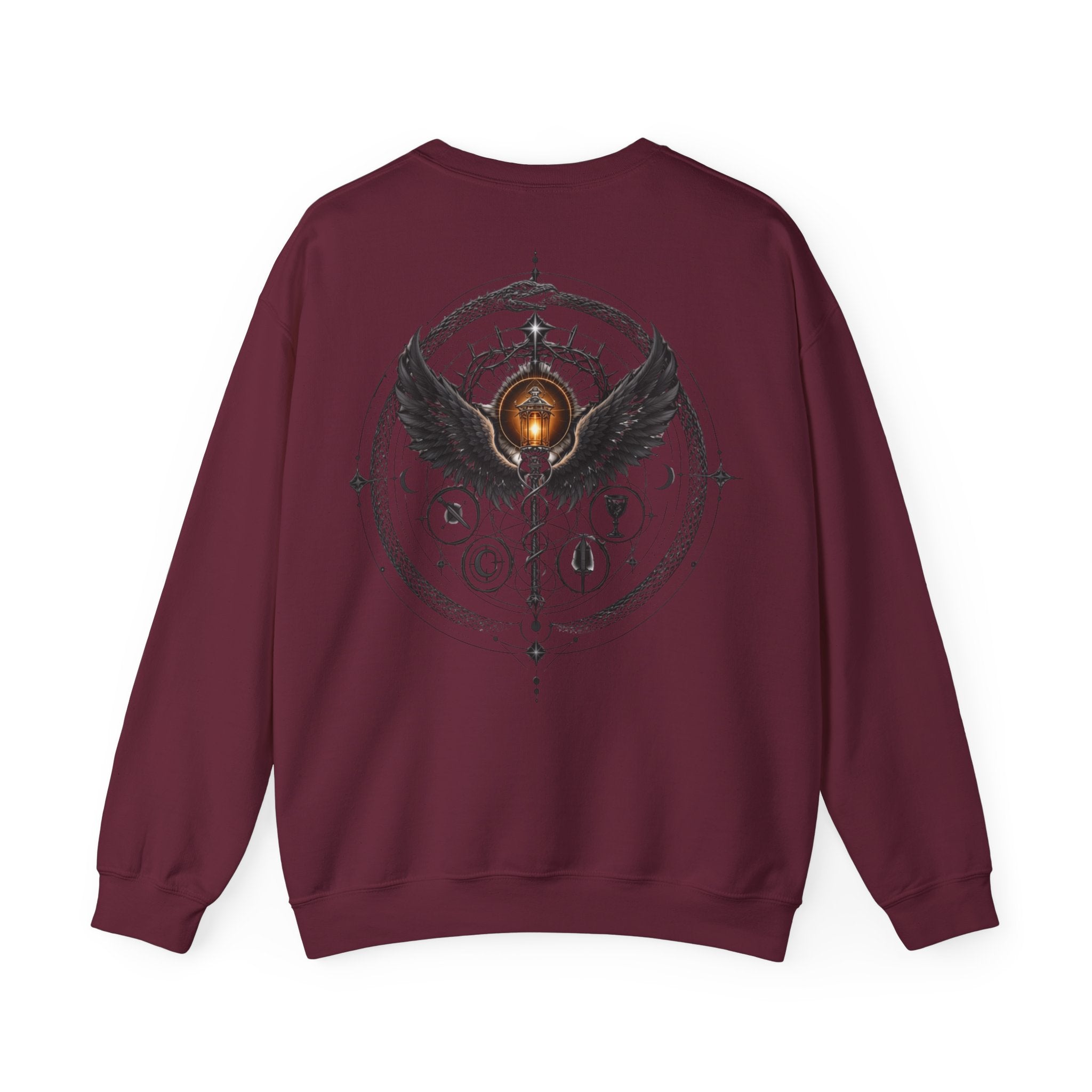 Crewneck Sweatshirt — "Escolheste, Agora Reclama à Vontade" Cozy Reading Lounge Pullover