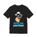 T-Shirt — 'Estou nas Nuvens' Cute Cloud Head Graphic