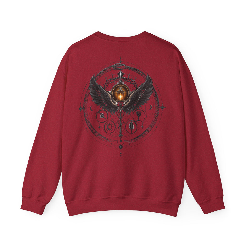 Crewneck Sweatshirt — "Escolheste, Agora Reclama à Vontade" Cozy Reading Lounge Pullover