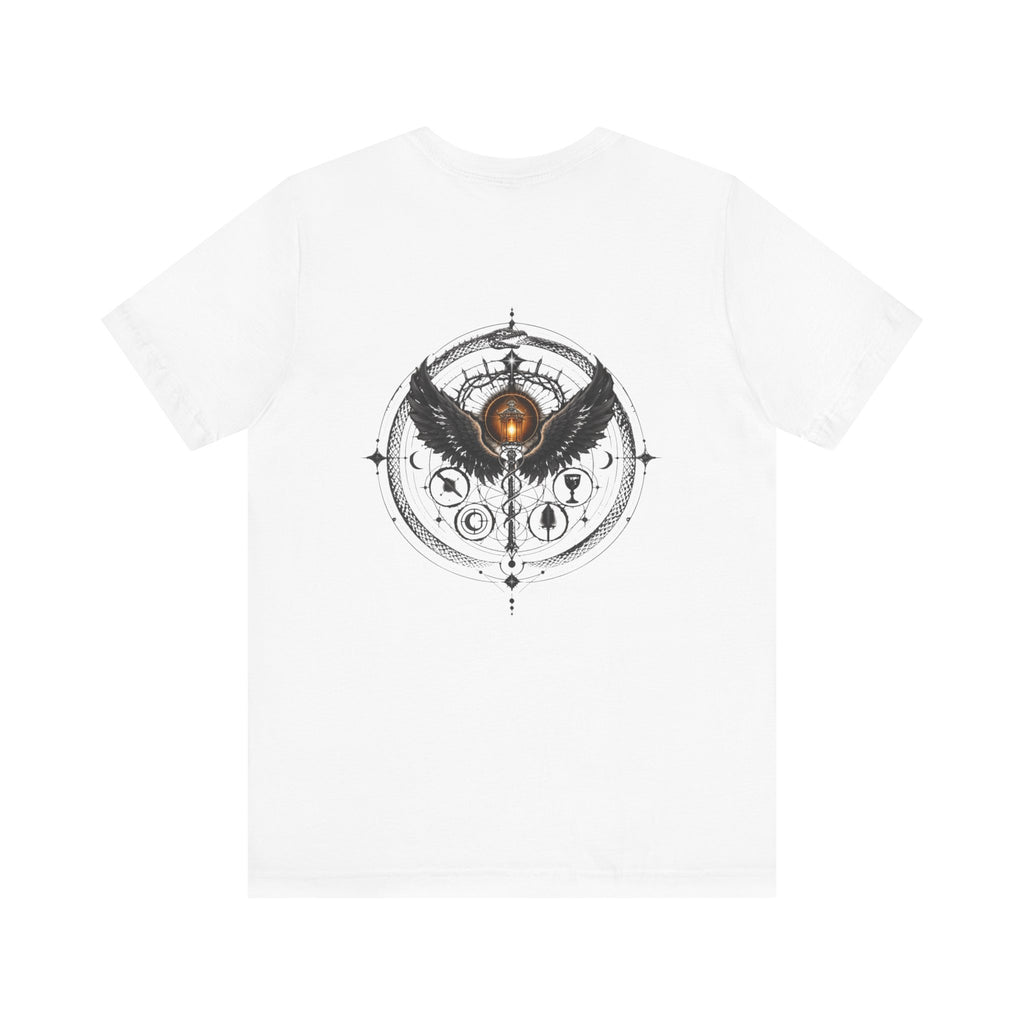 T-shirt Halloween Fantasma Fofo, Boo e Halloween, Doces Candy Corn, Design Duplo Frente e Verso