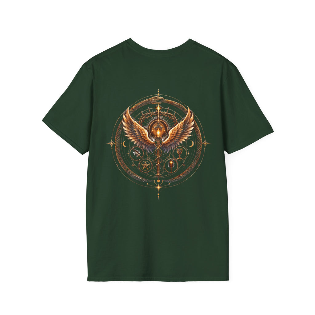 A Minha Calma T-Shirt — Portuguese 'My Calm Gives Me Extra Hours' Boho Celestial Tee