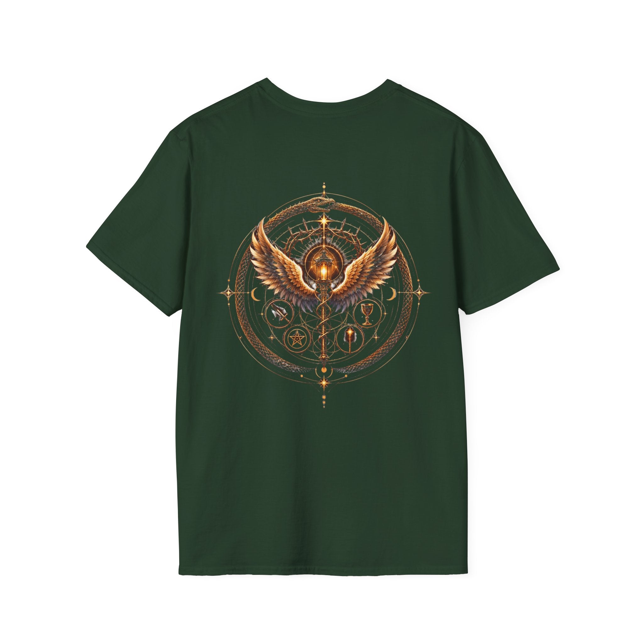 A Minha Calma T-Shirt — Portuguese 'My Calm Gives Me Extra Hours' Boho Celestial Tee