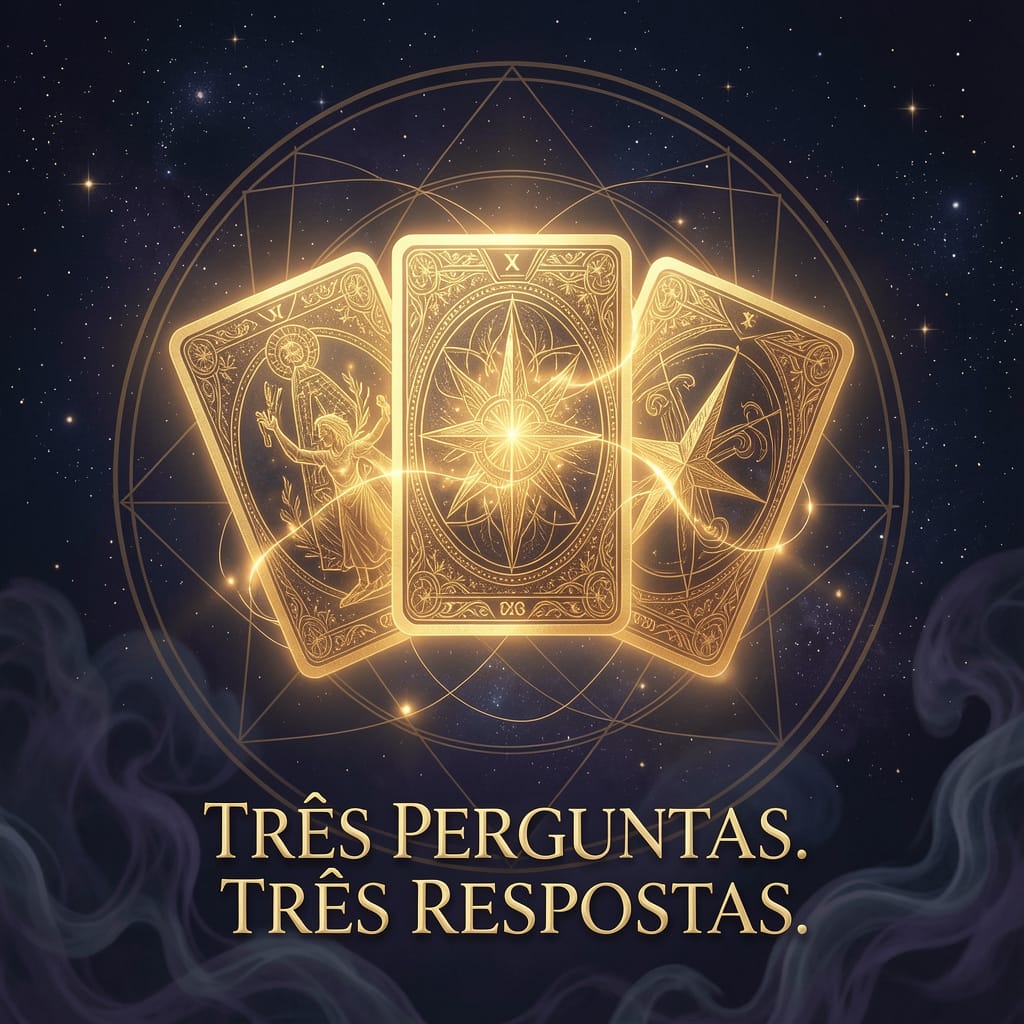 Tarot — Bundle 3 Perguntas | Leitura Personalizada com Desconto