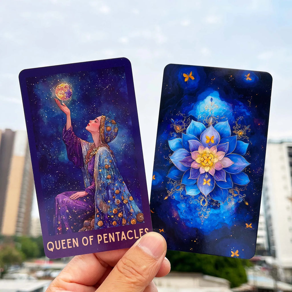 Baralho de Tarot Celestial 78 Cartas — Divinação e Meditação