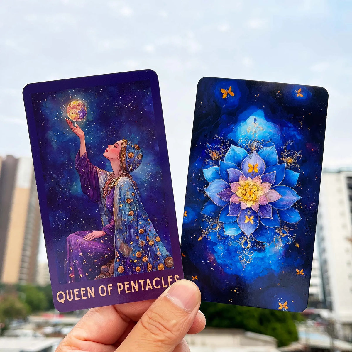 Baralho de Tarot Celestial 78 Cartas — Divinação e Meditação
