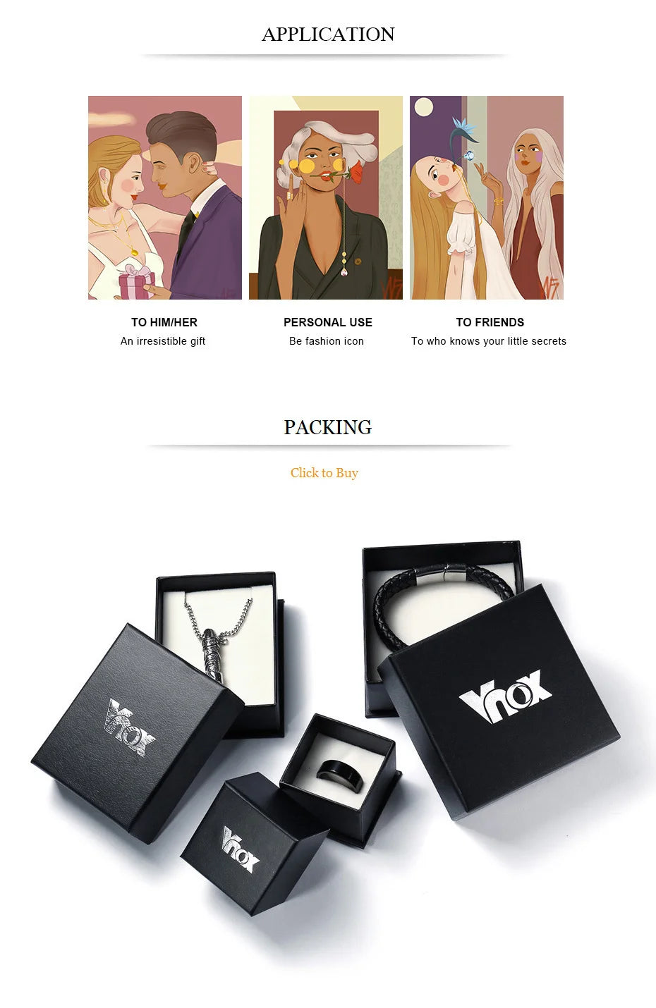 Colar Urna Vnox — Pingente para Cinzas Memoriais