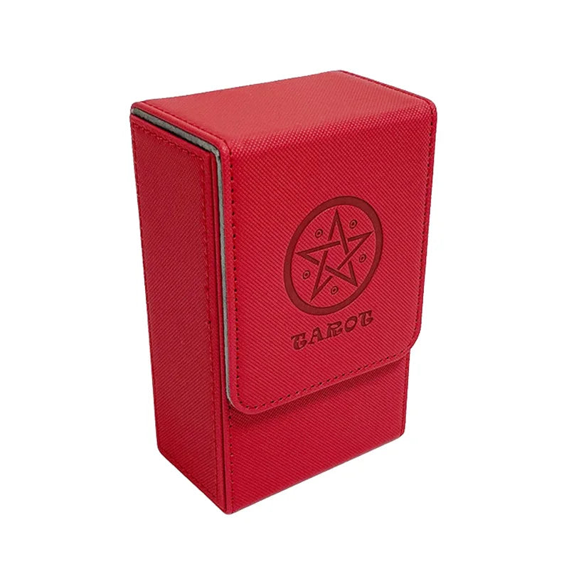 Caixa Portátil para Cartas de Tarot — Material PU, À Prova de Água e Pó