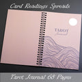 Diário de Tarot 68 Páginas — Registo de Leituras e Tiragens