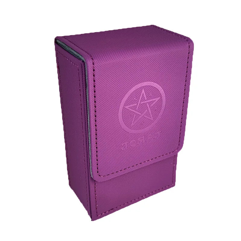 Caixa Portátil para Cartas de Tarot — Material PU, À Prova de Água e Pó