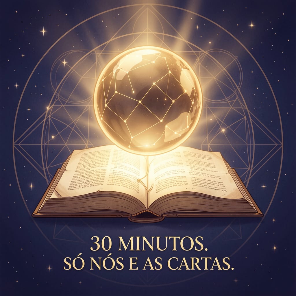 Consulta de Tarot por Videochamada | 30 Minutos | Sessão ao Vivo